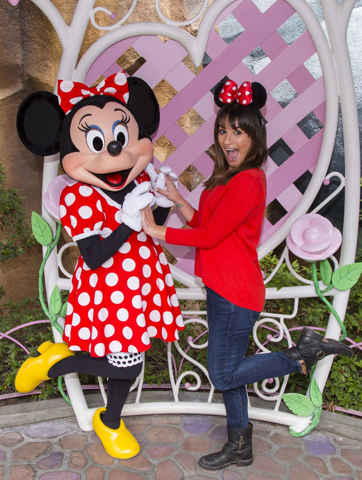 LEA MICHELE at Mickey LEA MICHELE at Mickey
