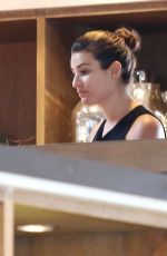LEA MICHELE Out Shopping at West Elm in Los Angeles 05/05/2015