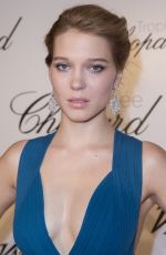 LEA SEYDOUX at Chopard Trophy Party in Cannes