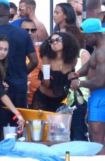 LEIGH-ANNE PINNOCK at Ocean Club in Marbella 05/24/2015