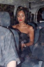LEIGH-ANNE PINNOCK Leaves Downton Abbey Ball in London