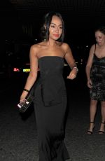 LEIGH-ANNE PINNOCK Leaves Downton Abbey Ball in London