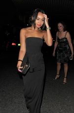 LEIGH-ANNE PINNOCK Leaves Downton Abbey Ball in London