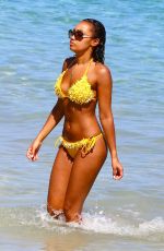LEIGH-ANNE PINOCK in Bikini at a Beach in Jamaica 04/20/2015