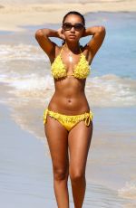 LEIGH-ANNE PINOCK in Bikini at a Beach in Jamaica 04/20/2015