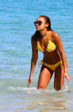 LEIGH-ANNE PINOCK in Bikini at a Beach in Jamaica 04/20/2015