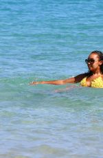 LEIGH-ANNE PINOCK in Bikini at a Beach in Jamaica 04/20/2015