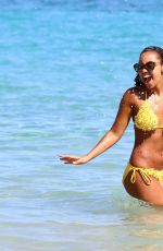LEIGH-ANNE PINOCK in Bikini at a Beach in Jamaica 04/20/2015