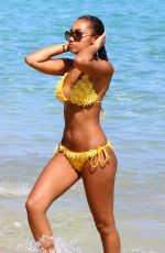 LEIGH-ANNE PINOCK in Bikini at a Beach in Jamaica 04/20/2015
