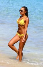 LEIGH-ANNE PINOCK in Bikini at a Beach in Jamaica 04/20/2015