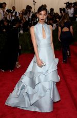 LILY ALDRIDGE at MET Gala 2015 in New York