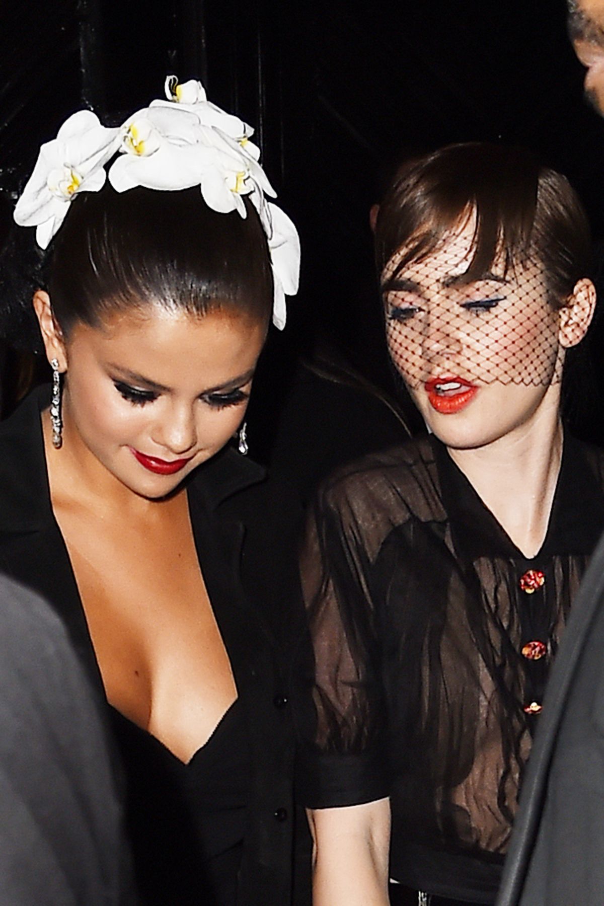 LILY COLLINS and SELENA GOMEZ Leaves Rihanna’s MET Gala After Party in New York LILY COLLINS and SELENA GOMEZ Leaves Rihanna’s MET Gala After Party in New York