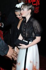 LILY COLLINS and SELENA GOMEZ Leaves Rihanna’s MET Gala After Party in New York
