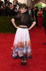 LILY COLLINS at MET Gala 2015 in New York