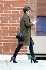 LILY COLLINS Leaves a Medical Clinic in Beverly Hills 05/08/2015