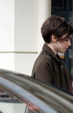 LILY COLLINS Leaves a Medical Clinic in Beverly Hills 05/08/2015