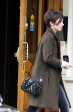 LILY COLLINS Leaves a Medical Clinic in Beverly Hills 05/08/2015