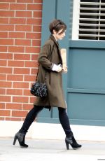 LILY COLLINS Leaves a Medical Clinic in Beverly Hills 05/08/2015