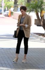 LILY COLLINS Out and About in Beverly Hills 05/28/2015