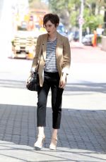LILY COLLINS Out and About in Beverly Hills 05/28/2015