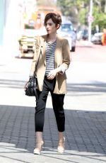 LILY COLLINS Out and About in Beverly Hills 05/28/2015