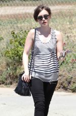 LILY COLLINS Out and About in Los Angeles 05/01/2015