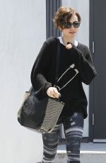 LILY COLLINS Out and About in Los Angeles 05/29/2015