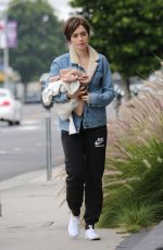 LILY COLLINS Out and About in West Hollywood 05/28/2015