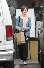 LILY COLLINS Out and About in West Hollywood 05/28/2015