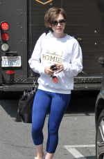 LILY COLLINS Out in Los Angeles 05/22/2015
