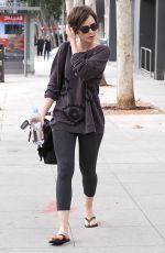 LILY COLLINS Out Shopping in Los Angeles 05/06/2015