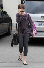 LILY COLLINS Out Shopping in Los Angeles 05/06/2015