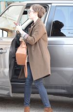 LILY COLLINS Out Shopping in Los Angeles 05/15/2015
