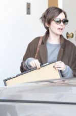 LILY COLLINS Out Shopping in Los Angeles 05/15/2015