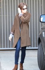 LILY COLLINS Out Shopping in Los Angeles 05/15/2015