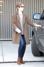 LILY COLLINS Out Shopping in Los Angeles 05/15/2015