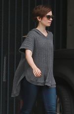 LILY COLLINS Visits a Friends in Larchmont Village