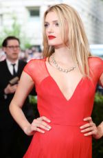 LILY DONALDSON at MET Gala 2015 in New York