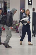 LILY JAMES Arrives at Airport in Adelaide 05/19/2015