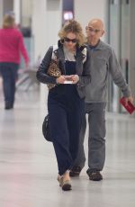 LILY JAMES Arrives at Airport in Adelaide 05/19/2015