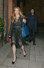 LINDSAY LOHAN Night Out in London 05/05/0015