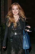 LINDSAY LOHAN Night Out in London 05/05/0015