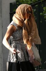 LINDSAY LOHAN Out and About in MIlan 04/28/2015