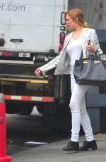 LINDSAY LOHAN Out and About in New York 05/19/2015