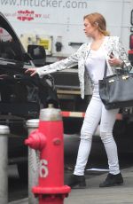 LINDSAY LOHAN Out and About in New York 05/19/2015