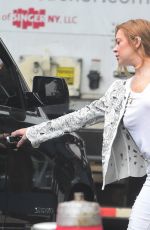 LINDSAY LOHAN Out and About in New York 05/19/2015