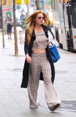LINDSAY LOHAN Out and About in New York 05/28/2015