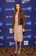 LINDSEY WIXSON at VIP Red Carpet Suite at the 26th Annual Glaad Media Awards in New York