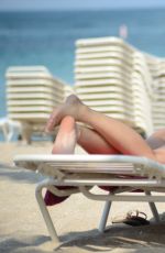 LISA OPIE in Bikini at a Beach in Miami 05/08/2015