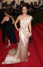 LIZZY CAPLAN at MET Gala 2015 in New York
